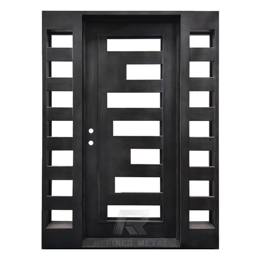 The Modena Grid | Modern Steel Door