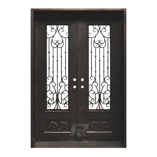 The Valencia Double | Wrought Iron Door